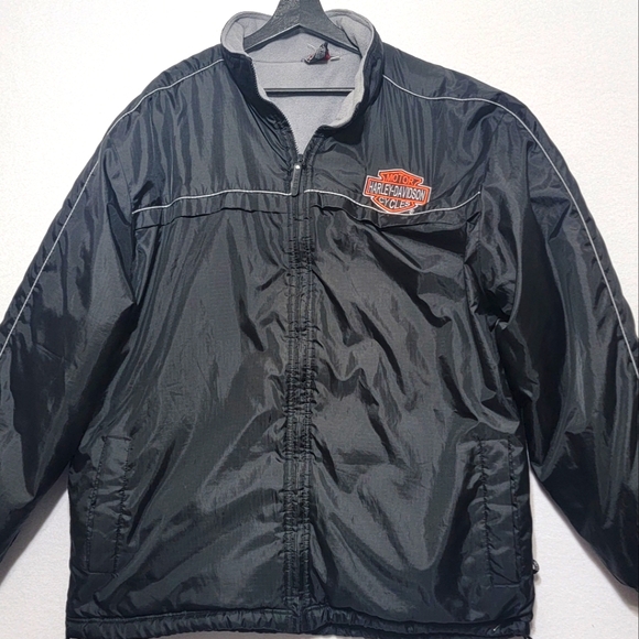 Harley-Davidson Other - Harley-Davidson Fleece Lined Black Jacket Size XL